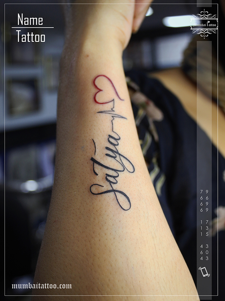How to make Sujeet name tattoo in best tattoo girls hand #youtubeshorts  #mumbai #tattoo #trending - YouTube
