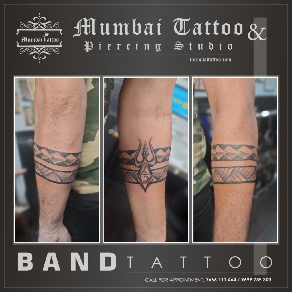 Tribal Style Arm Band Tattoo, Seamless Stock Vector - Illustration of  swirl, stripe: 113044641